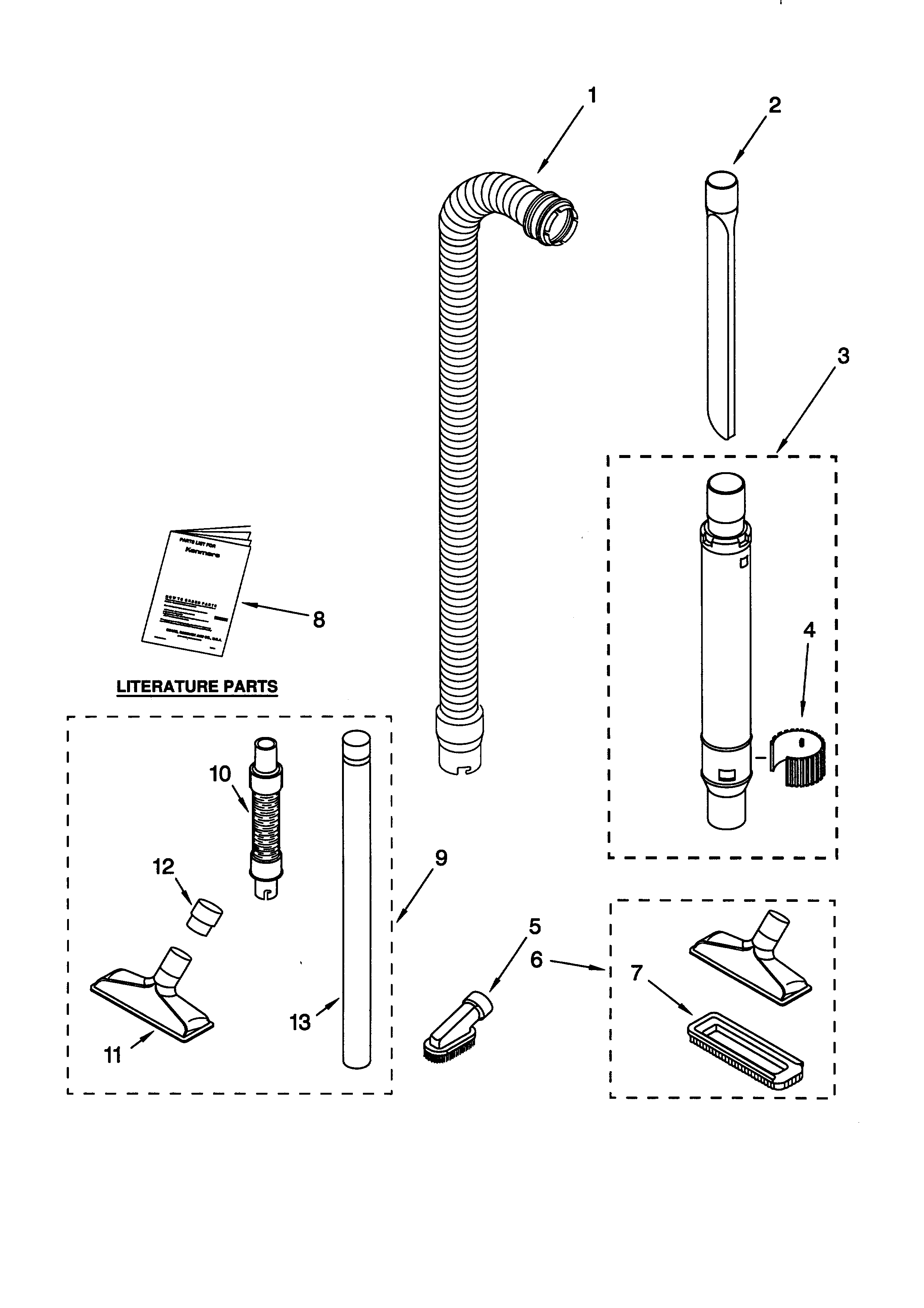 Hose and attachment
