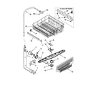 Kenmore 66517798791 upper dishrack and water feed diagram