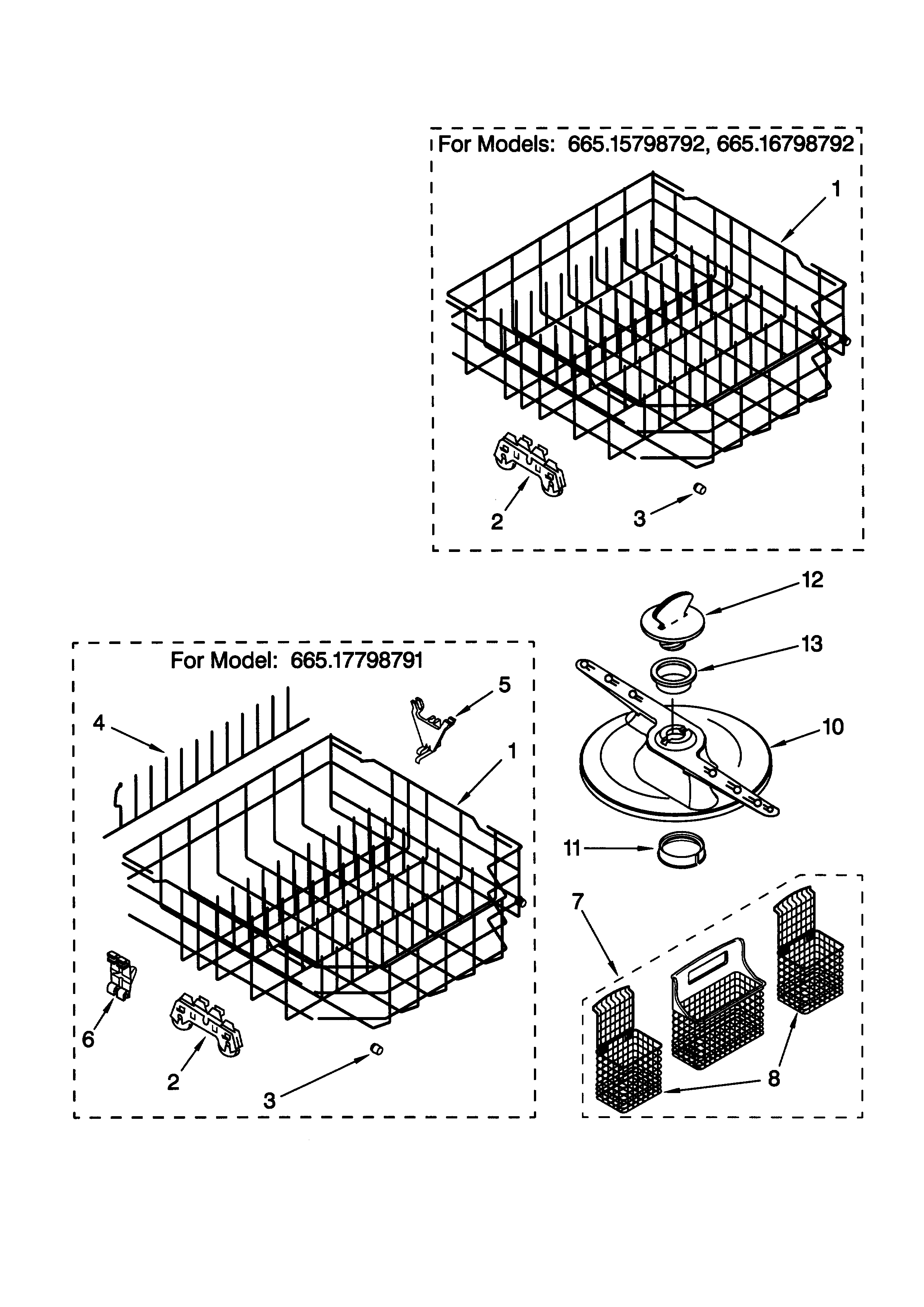 LOWER DISHRACK