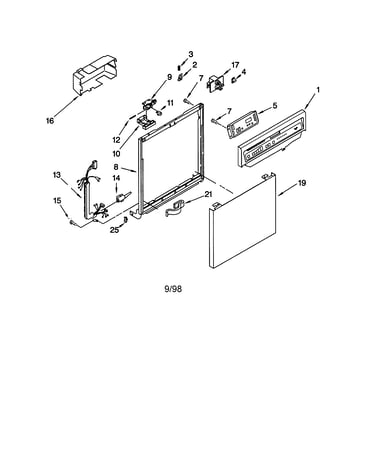 Frame and console