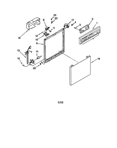 Frame and console