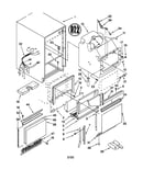 Cabinet liner and door
