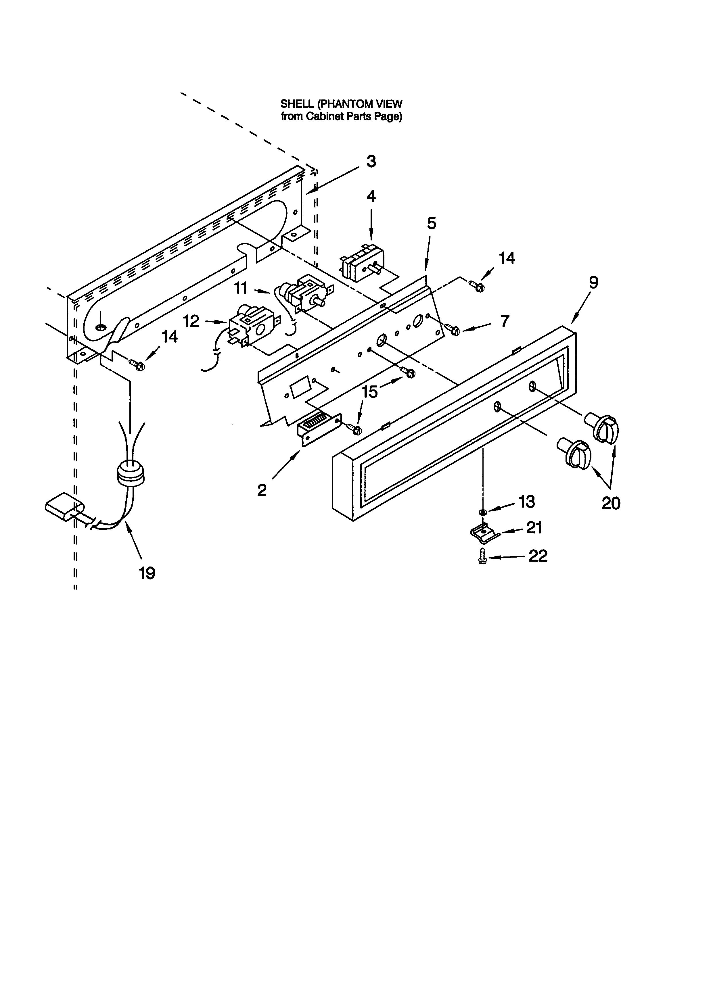 Escutcheon/control components