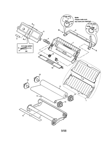 Paper cassette section
