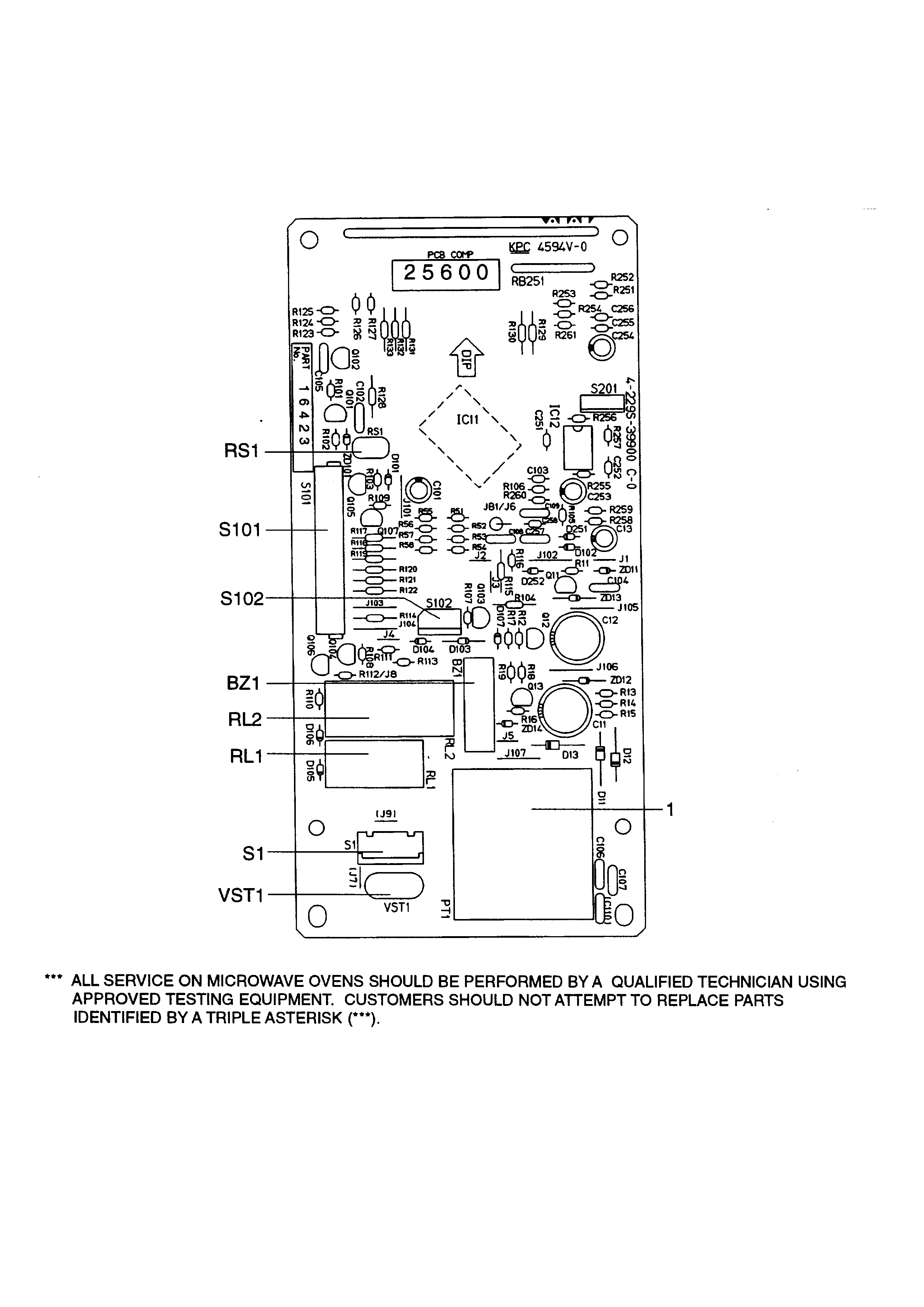 Power and control circuit board