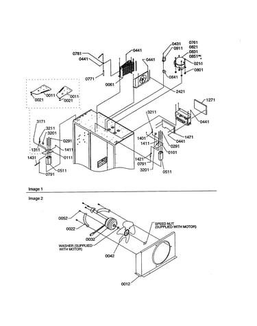 Hinges/condenser/compressor