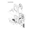 Amana RC04880A1D/PRC04880A1DA fan and control assembly diagram