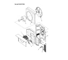 Amana RC04880A1D/PRC04880A1DB fan and control assembly diagram