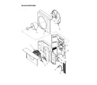 Amana RC05890A1D/PRC05890A1DA fan and control assembly diagram