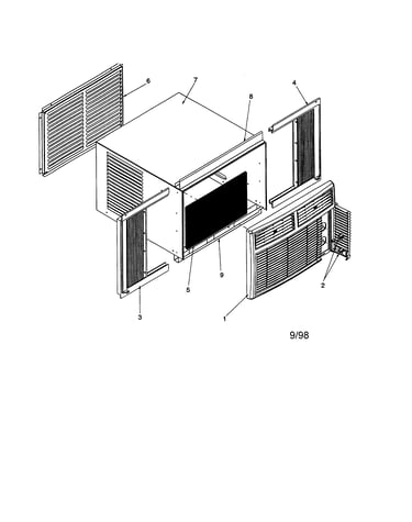 Outer case assembly