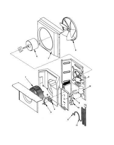 Fan and control assembly
