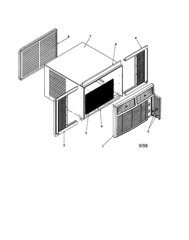 Outer case assembly