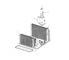 Amana RC10190A1D/PRC10190A1DD compressor assembly diagram