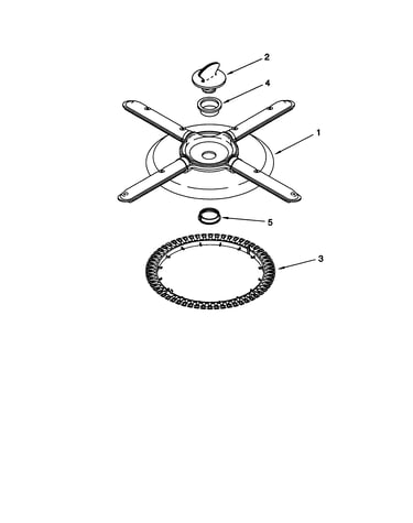 Lower washarm and strainer