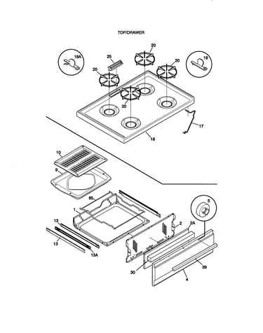 Top/drawer