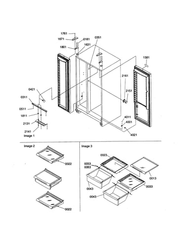 Lights/hinges/shelving