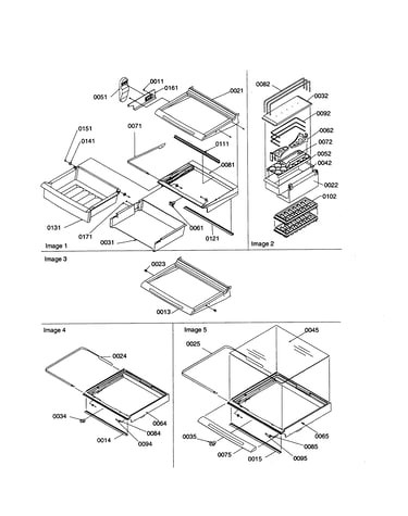 Deli/shelves/crisper