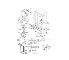 Kenmore 59658637890 drain systems/rollers/evaporator diagram