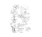 Kenmore 59658635890 drain systems/rollers/evaporator diagram