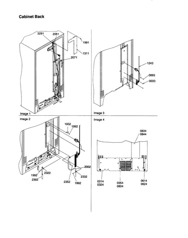 Cabinet back