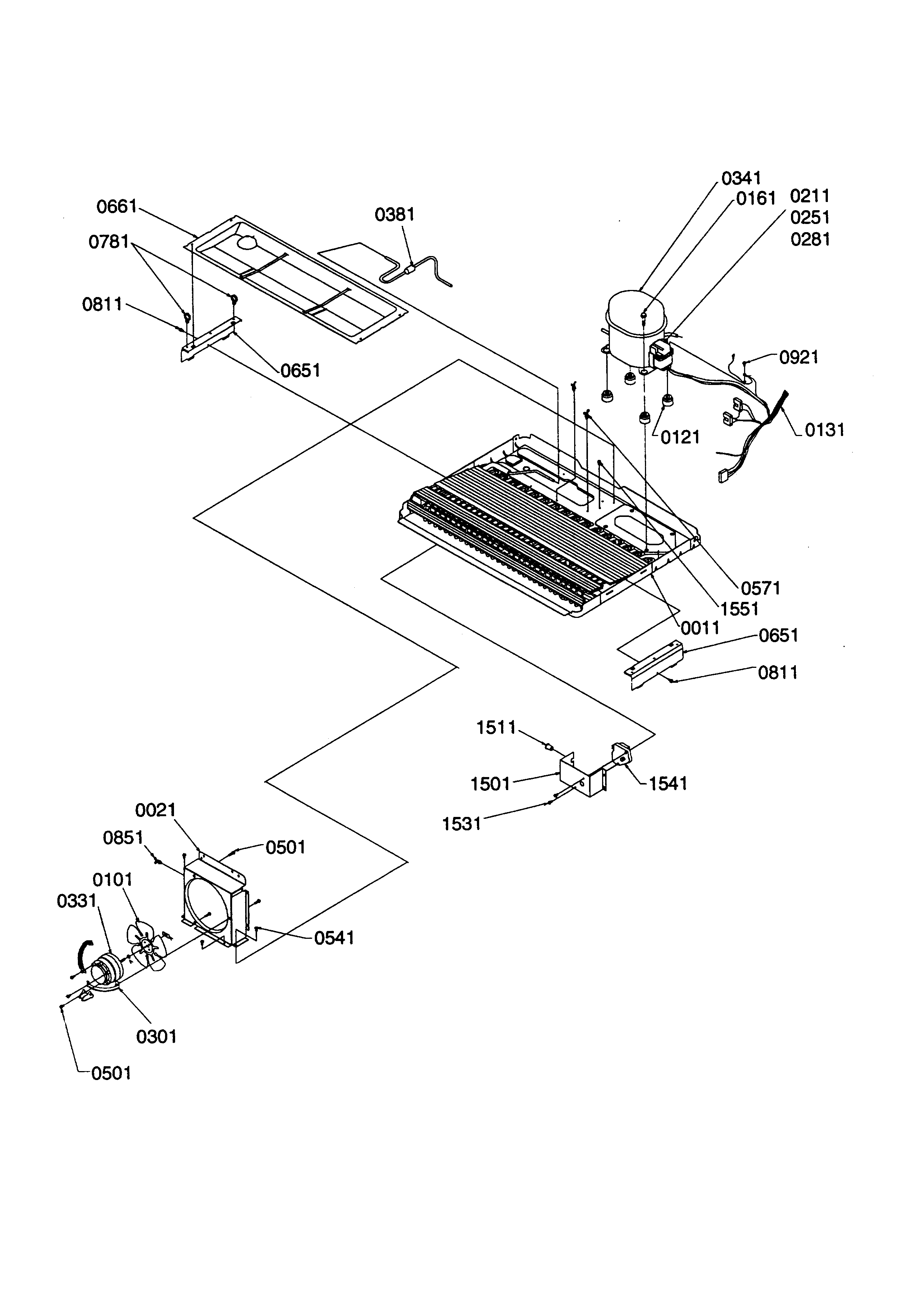 Machine compartment/muffler
