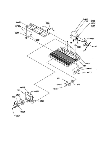 Machine compartment/muffler