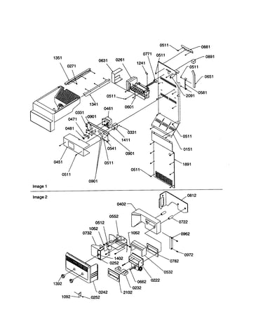 Ice maker/control assembly
