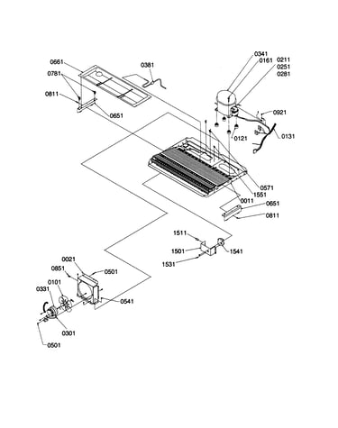 Machine compartment/muffler