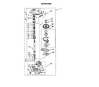 Kenmore 110088732791 gearcase diagram
