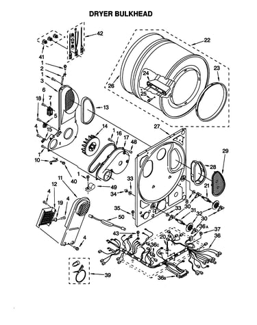 Dryer bulkhead