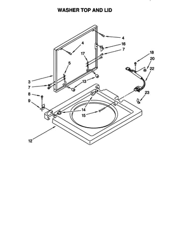 Washer top and lid