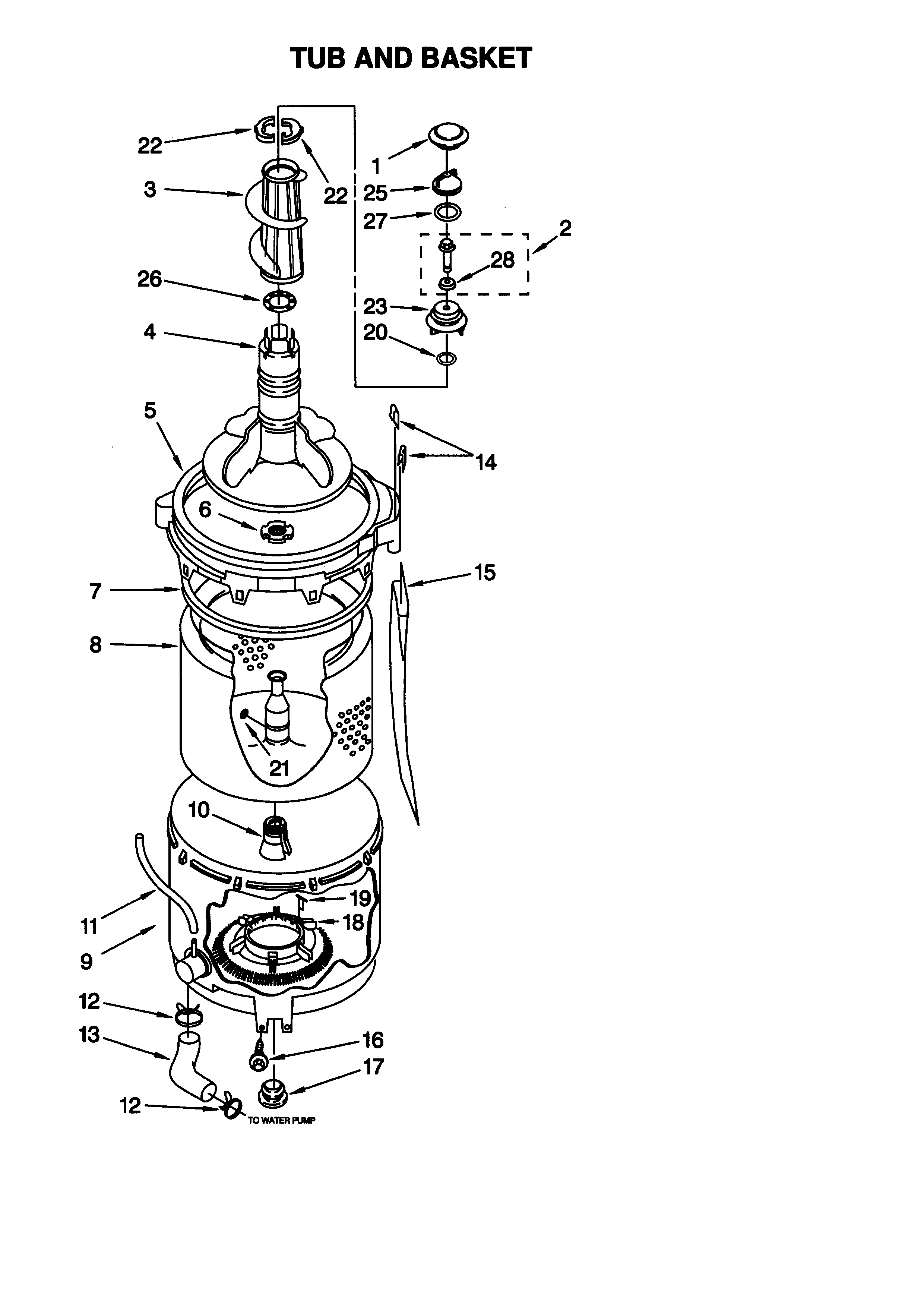 TUB AND BASKET