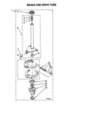 Brake and drive tube