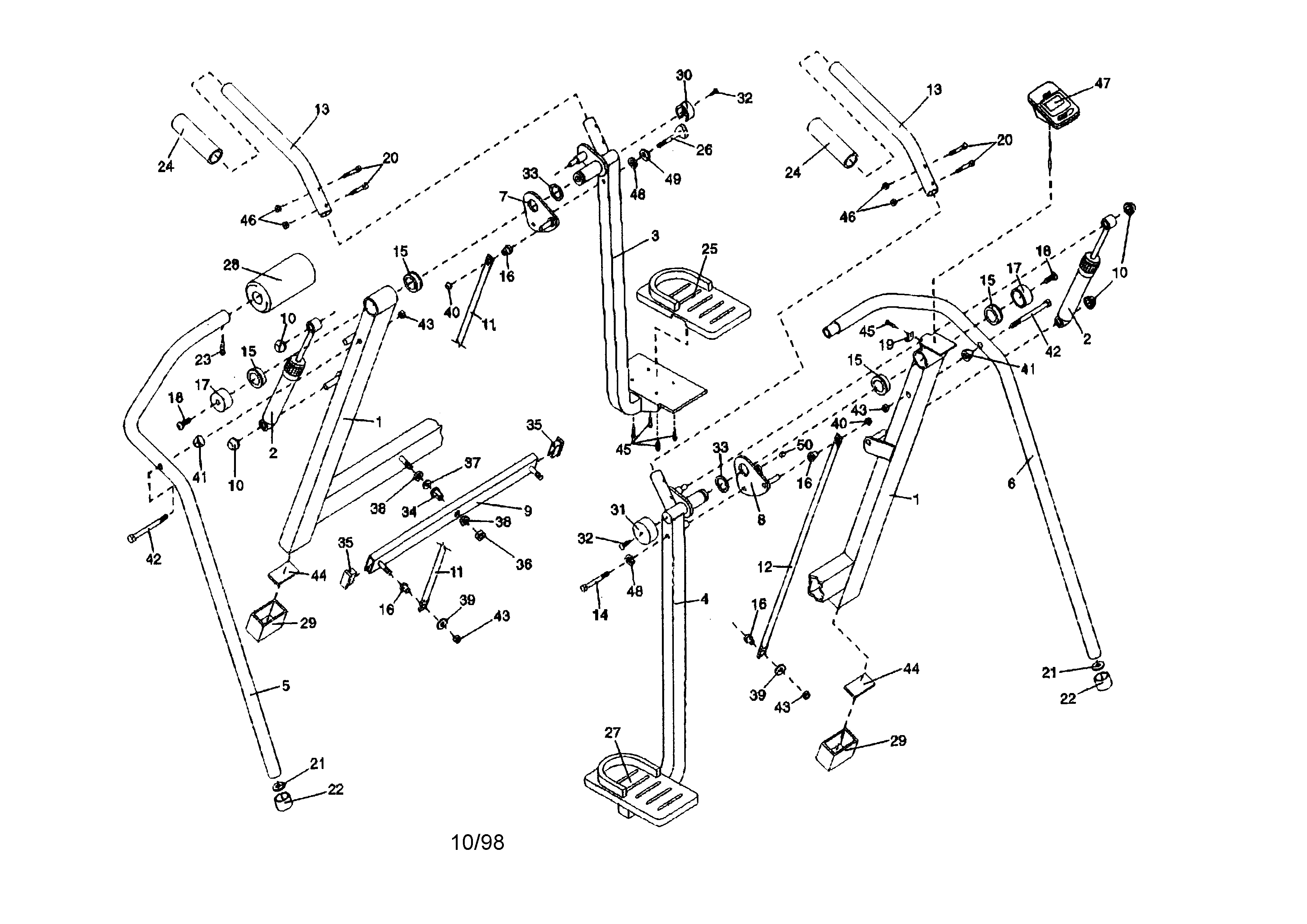 Exploded drawing mod. 831.290881