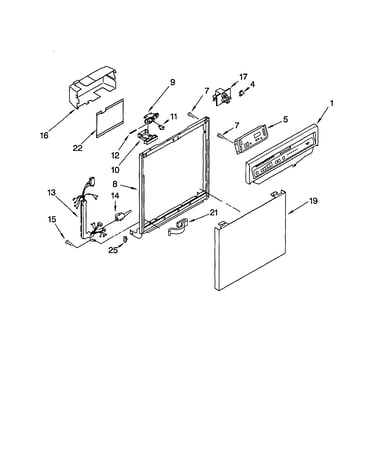 Frame and console