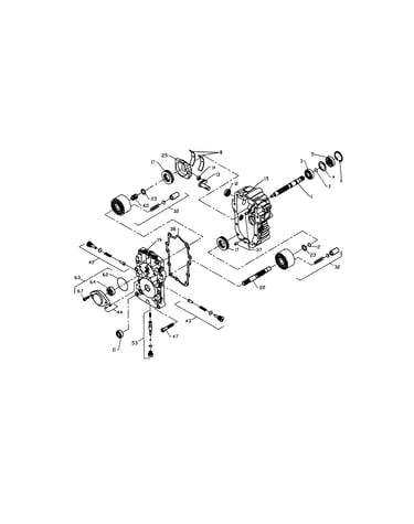 Transaxle pump bu-10l-122