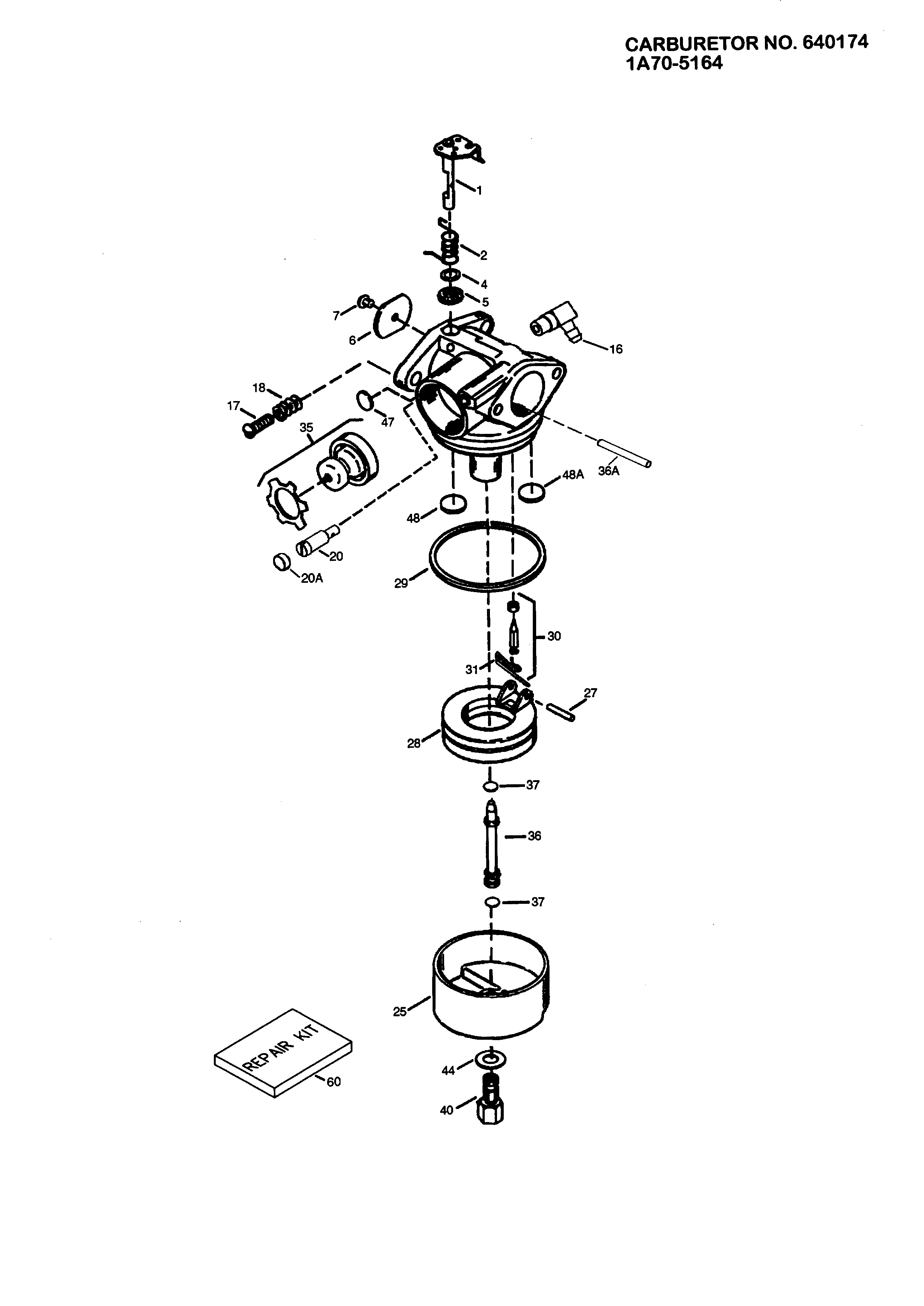 CARBURETOR 640174