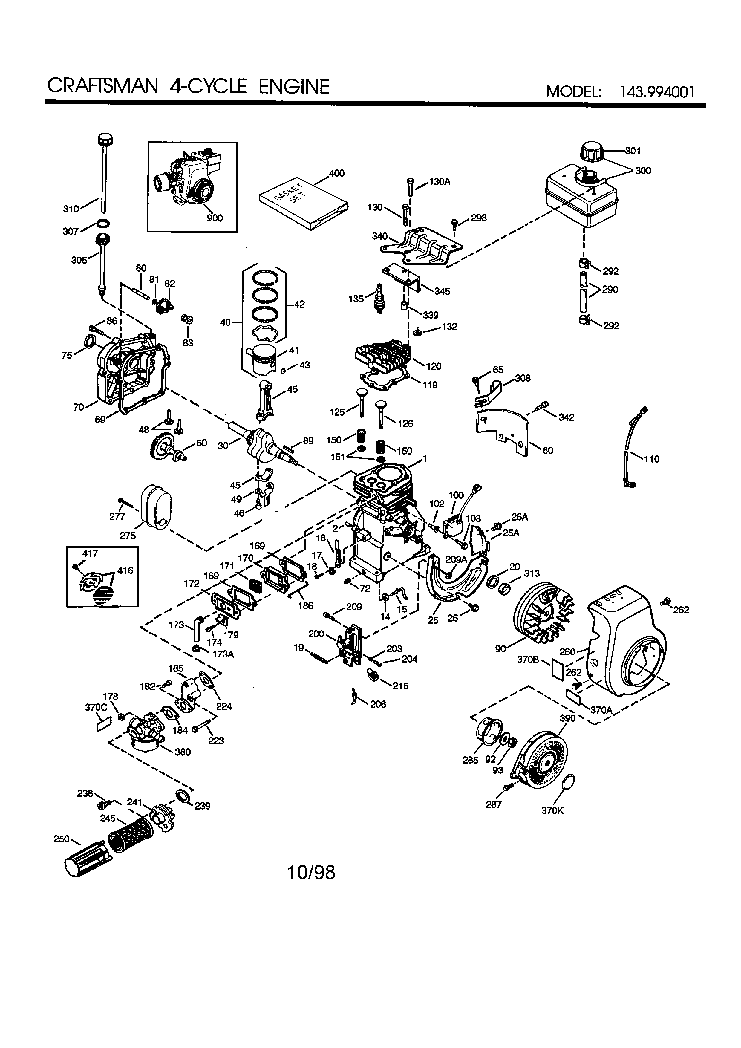 CRAFTSMAN 4-CYCLE ENGINE