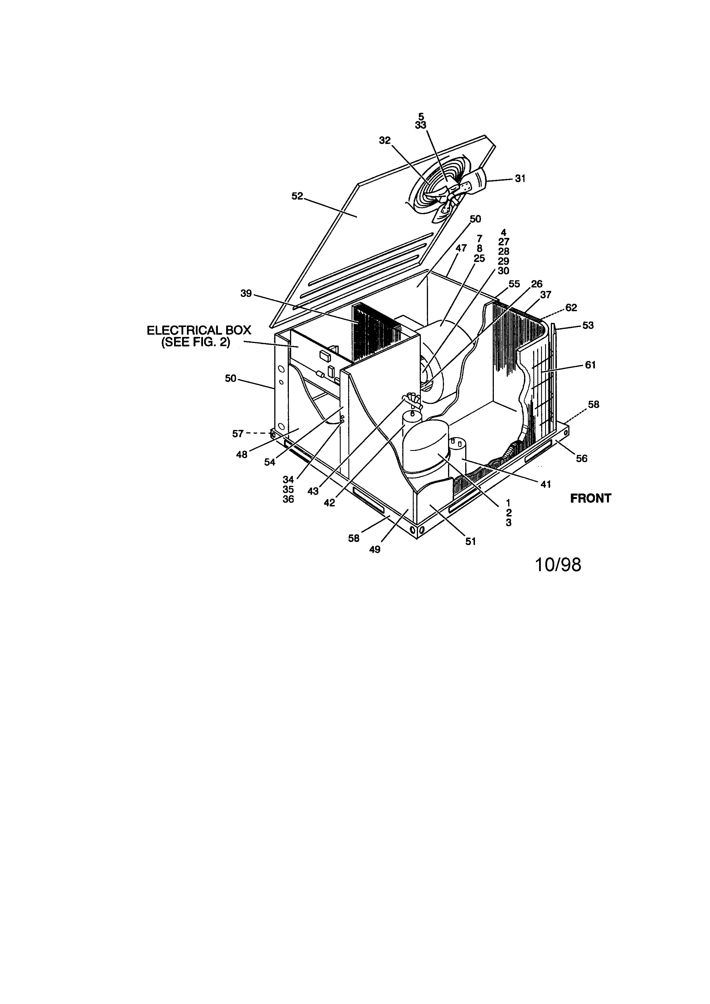 Single package heat pump