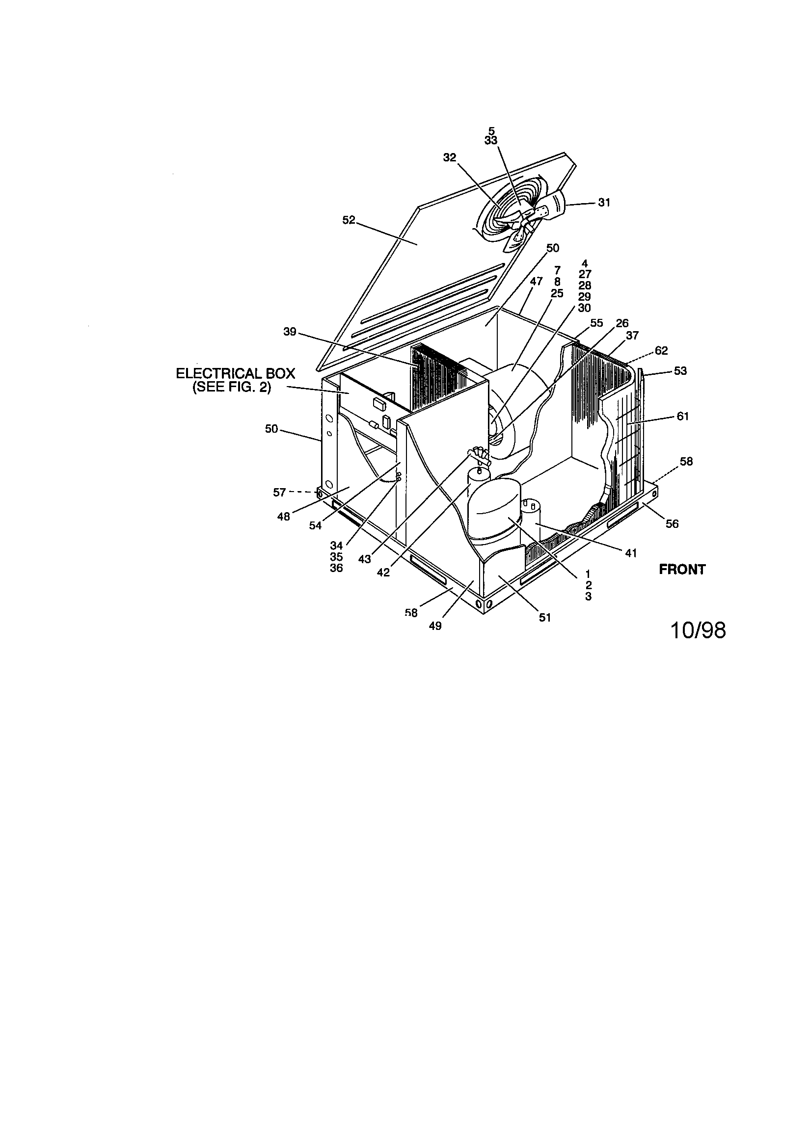 Single package heat pump