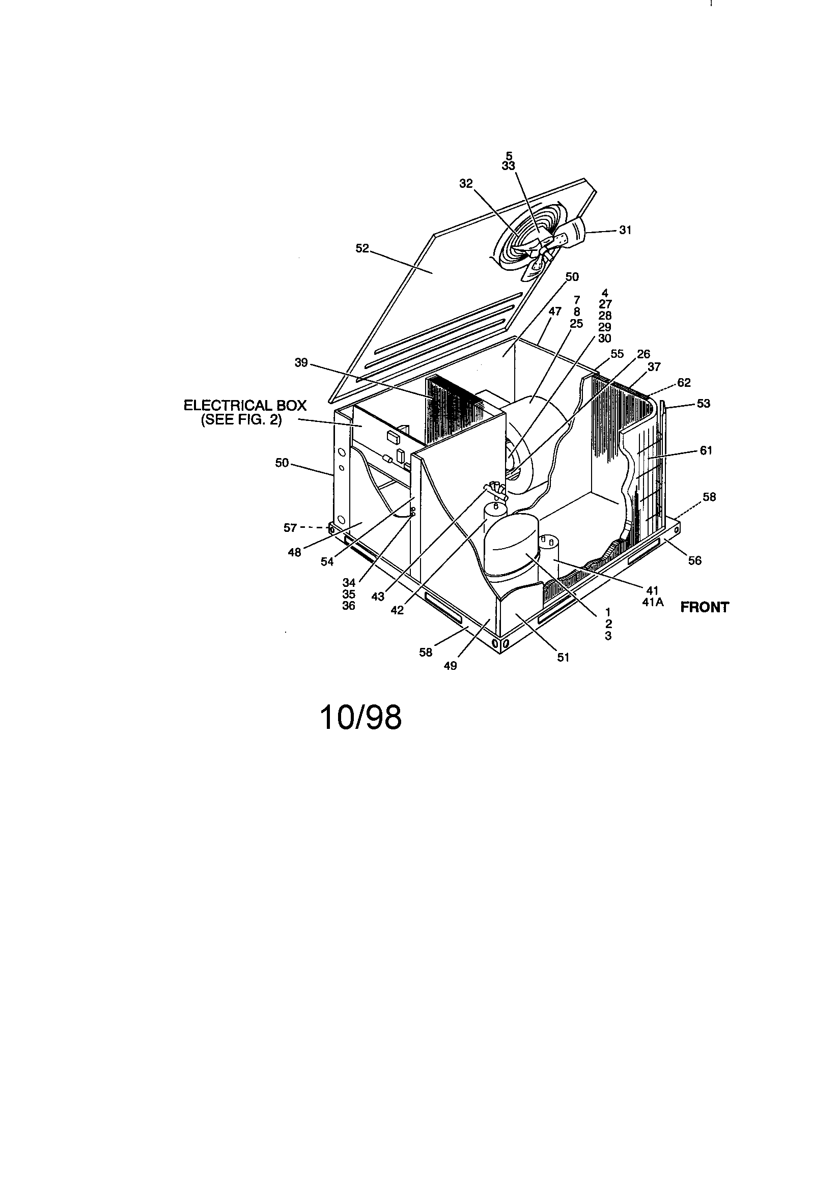 Single package heat pump
