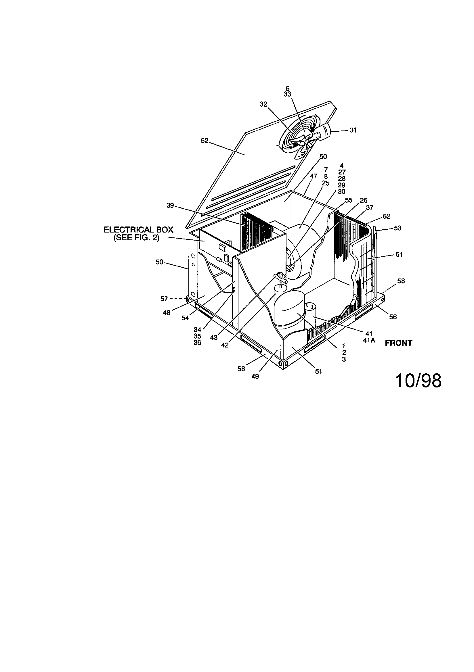 Single package heat pump