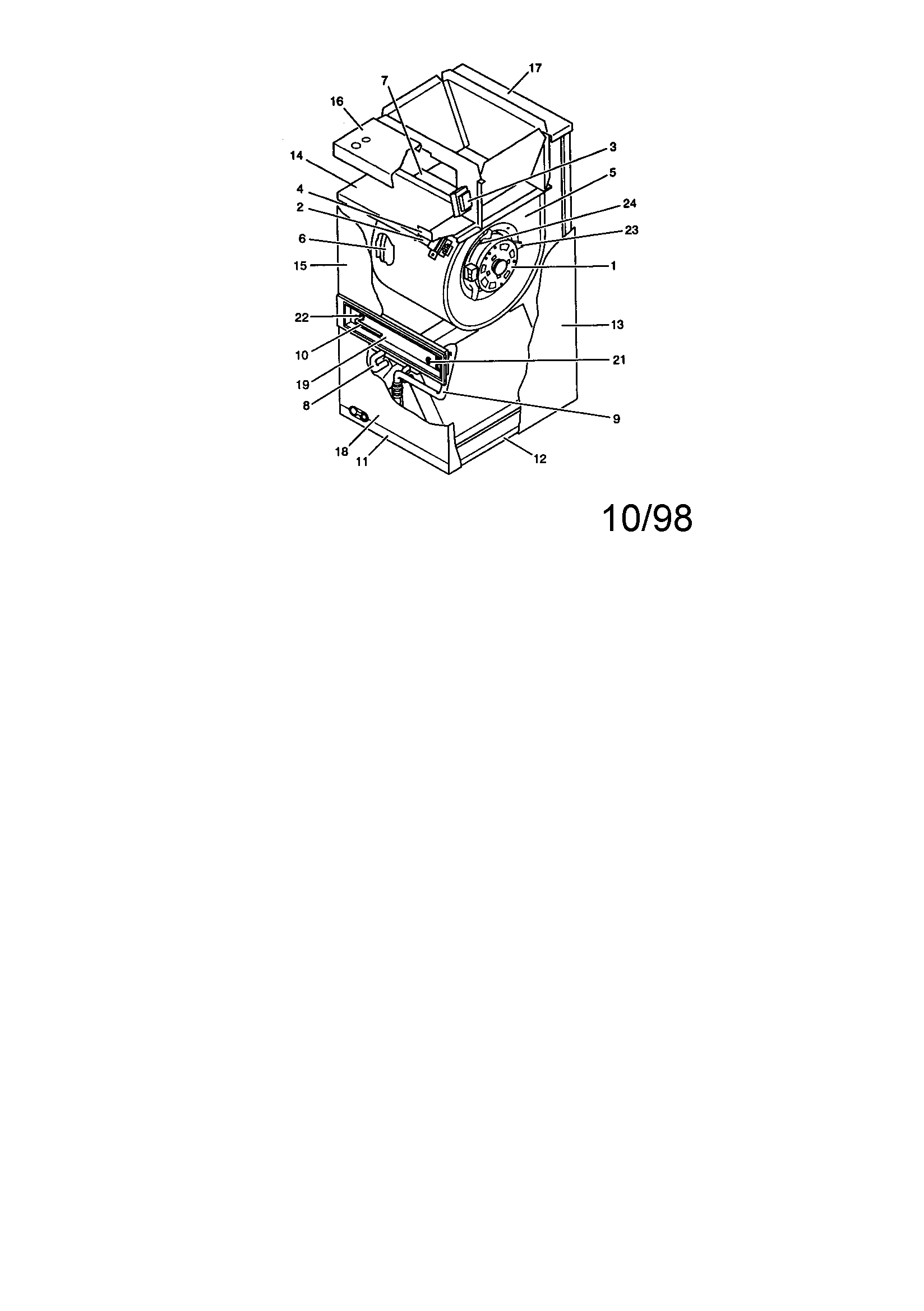 Blower evaporator coil