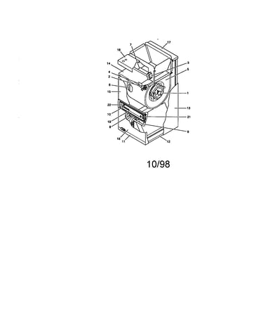 Blower evaporator coil
