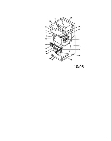 Blower evaporator coil