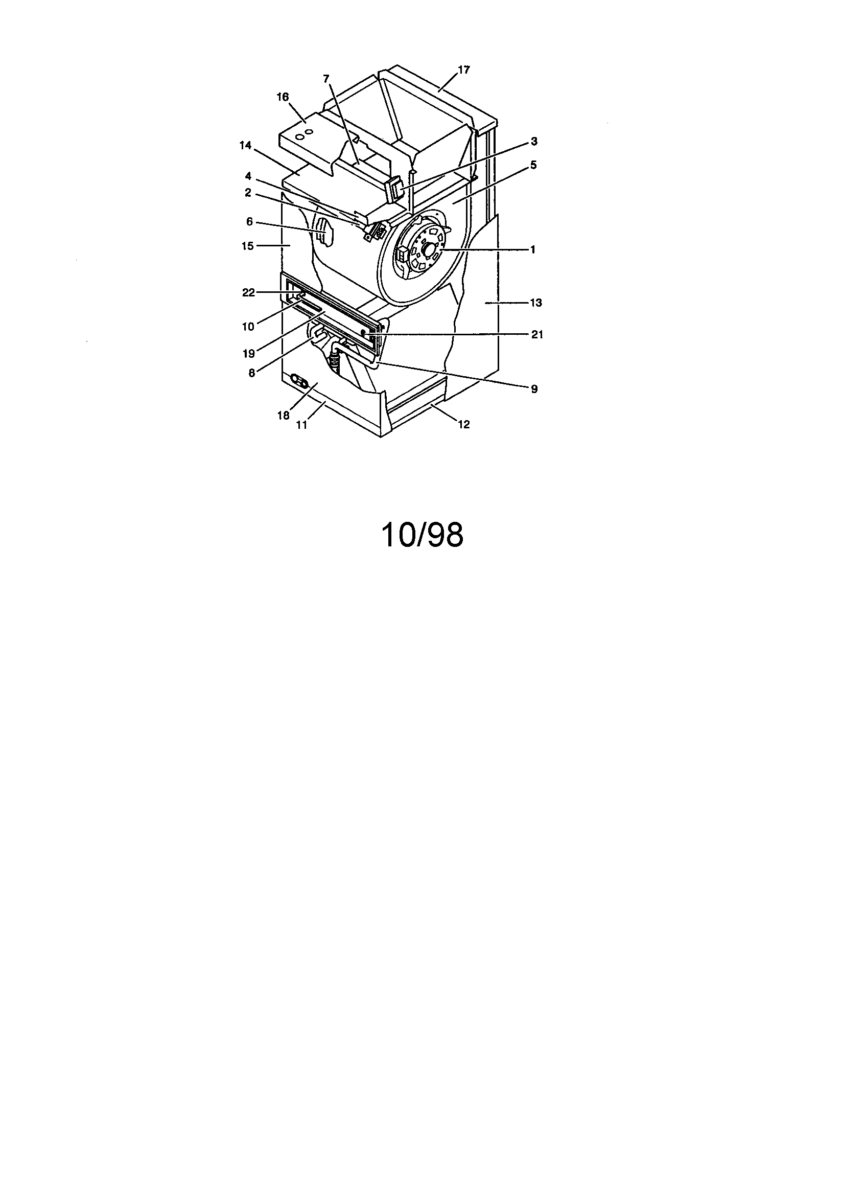 Blower evaporator coil