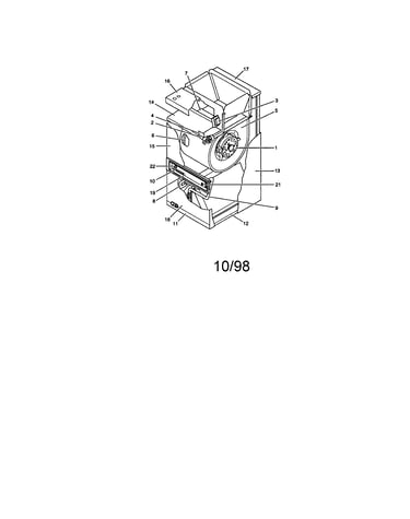 Blower evaporator coil
