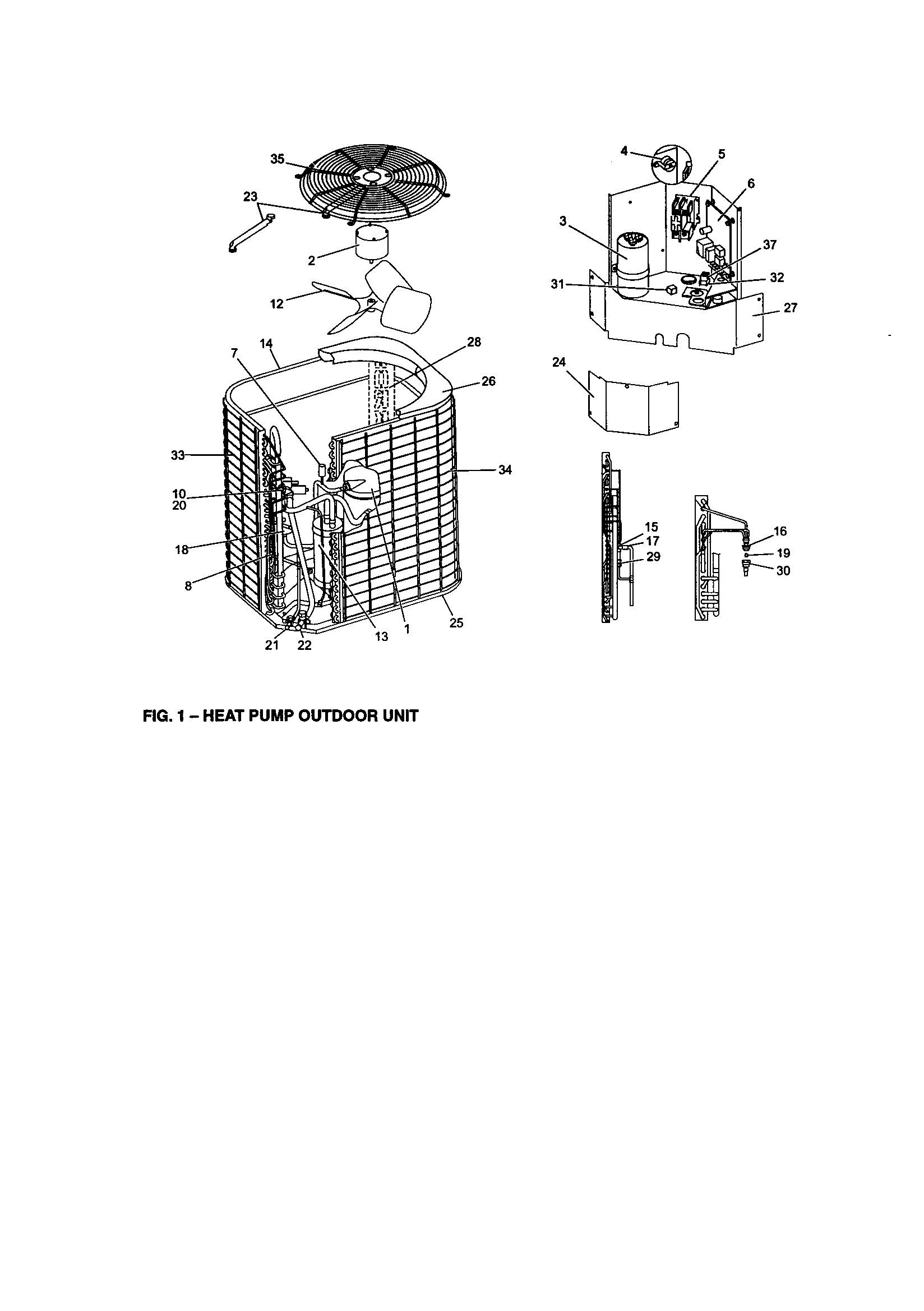 Heat pump outdoor unit