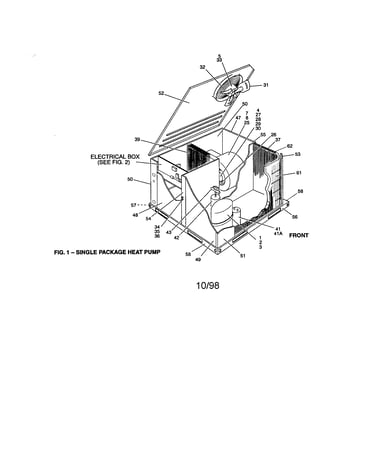Single package heat pump