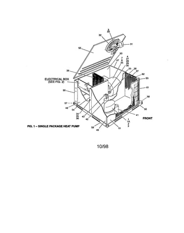 Single package heat pump